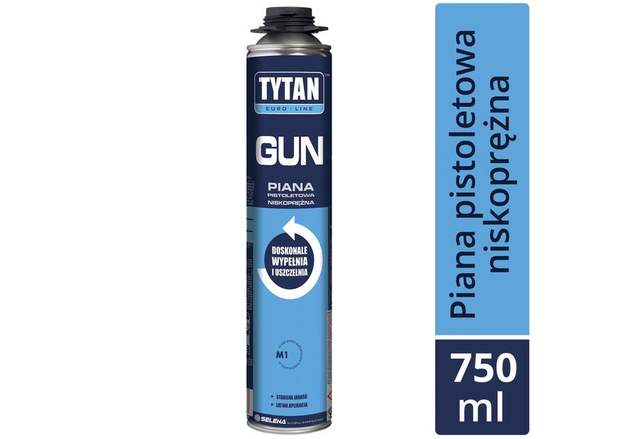 Zdjęcie: Piana pistoletowa Gun 750 ml Euro-Line TYTAN