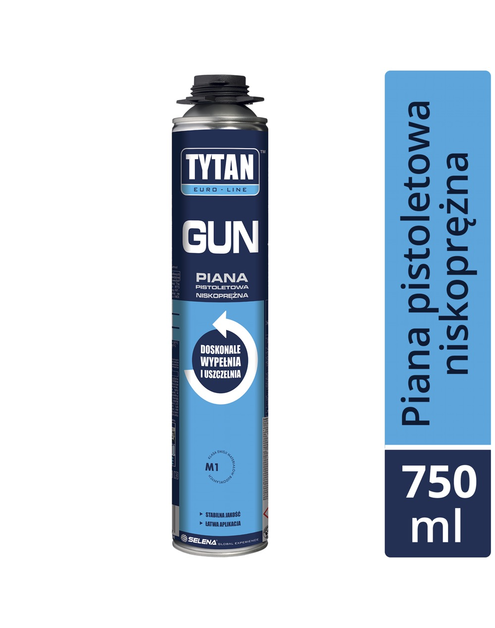 Zdjęcie: Piana pistoletowa Gun 750 ml Euro-Line TYTAN