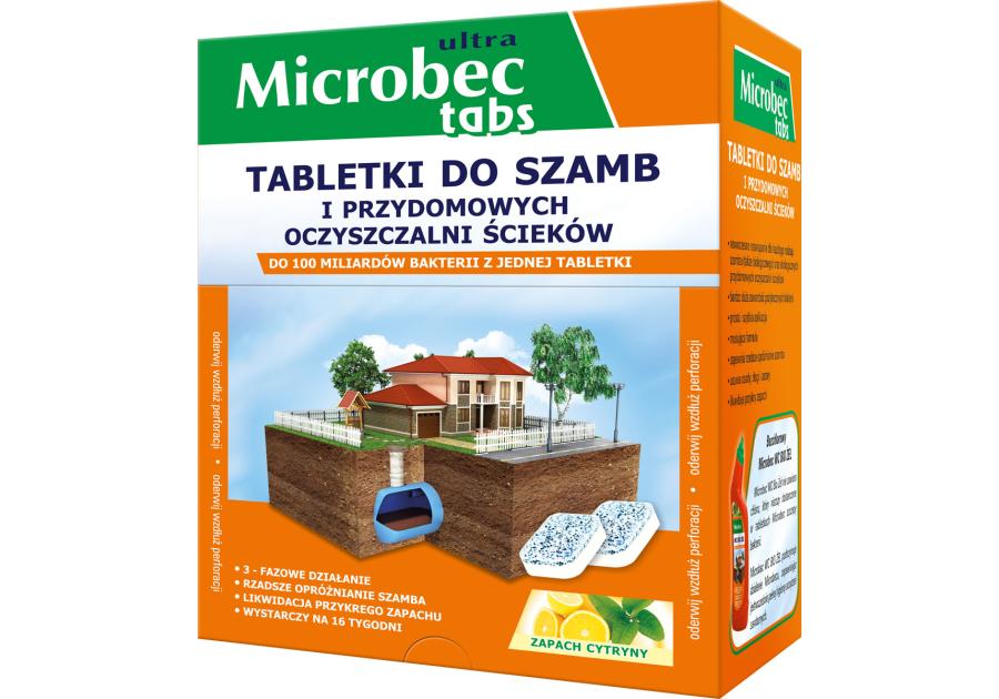 Zdjęcie: Tabletka do szamb Microbec Ultra BROS