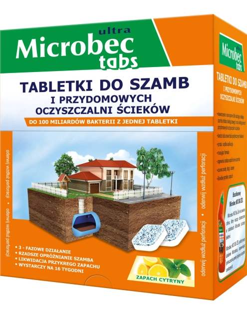 Zdjęcie: Tabletka do szamb Microbec Ultra BROS