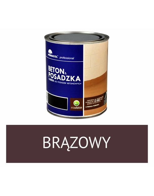 Zdjęcie: Farba Beton&Posadzka brązowy 0,75 L PRIMACOL