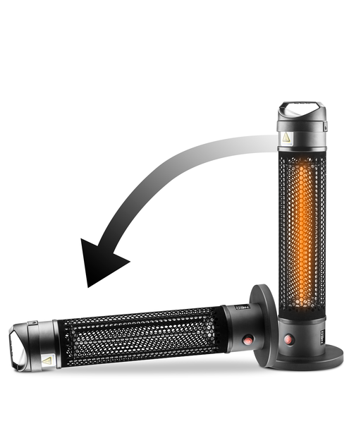 Zdjęcie: Promiennik stojący 1000W, IP44, element grzejny carbon fiber lamp NEO