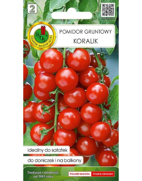 Zdjęcie: Pomidor gruntowy Koralik 0,5 g PNOS