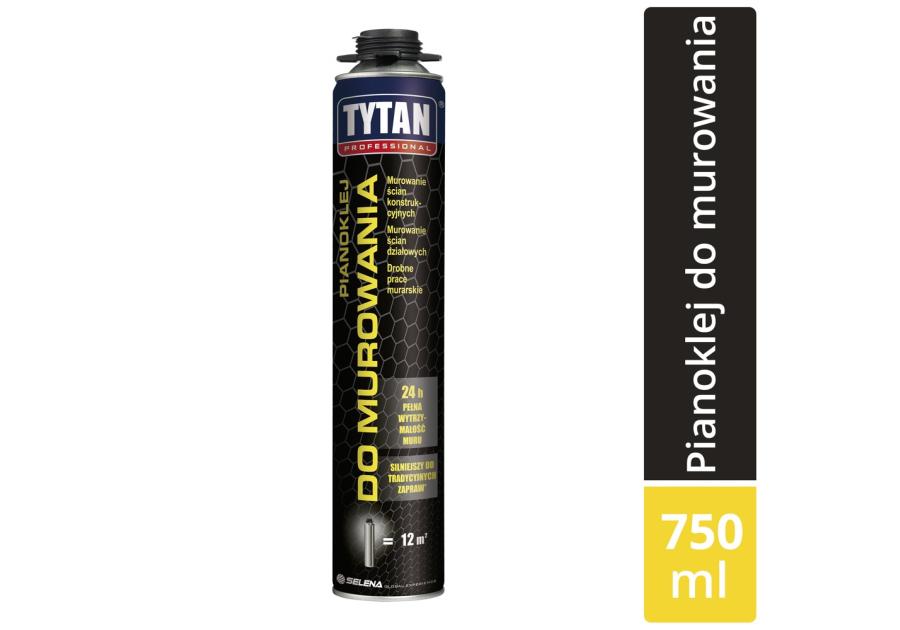 Zdjęcie: Pianoklej do murowania szary 870 ml TYTAN PROFESSIONAL