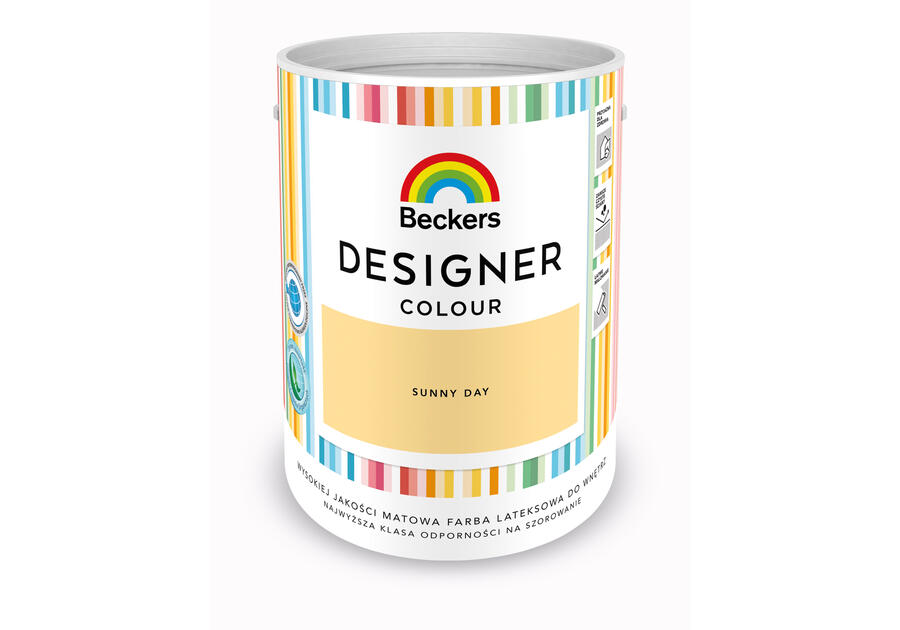 Zdjęcie: Farba lateksowa Designer Colour Sunny Day 5 L BECKERS