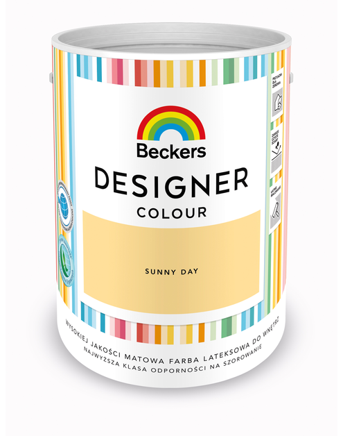 Zdjęcie: Farba lateksowa Designer Colour Sunny Day 5 L BECKERS