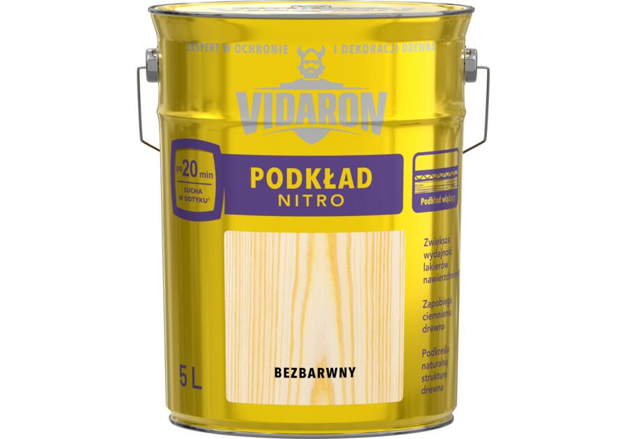 Zdjęcie: Podkład Nitro do drewna 5 L VIDARON