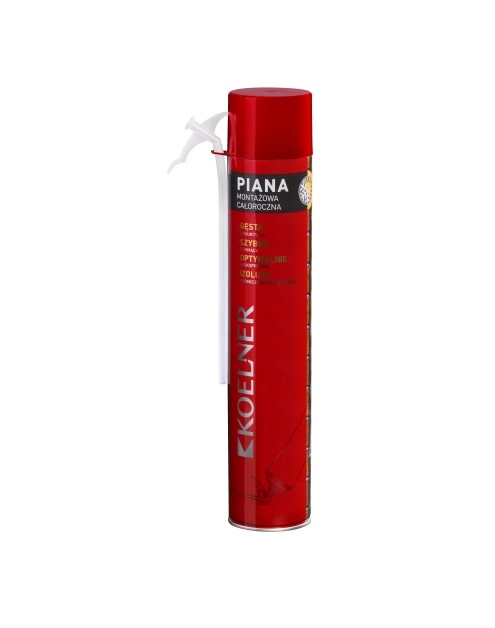 Zdjęcie: Piana montażowa wężykowa całoroczna 660 ml do 40 L  KOELNER