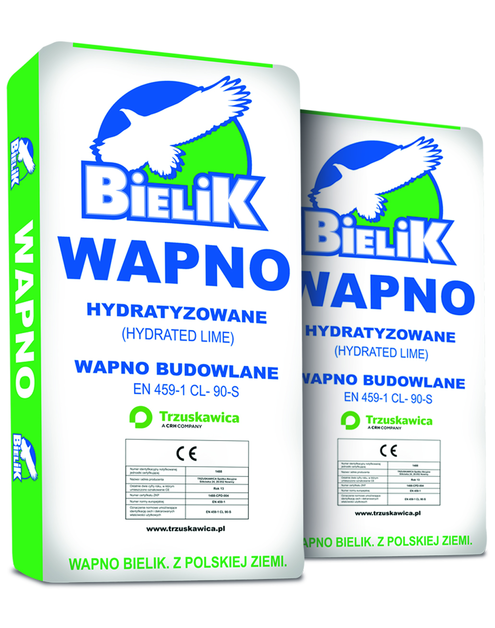 Zdjęcie: Wapno budowlane Bielik hydratyzowane 30 kg TRZUSKAWICA