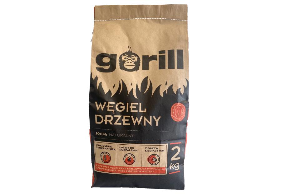 Zdjęcie: Węgiel drzewny Gorill 2 kg TRANS-PAL