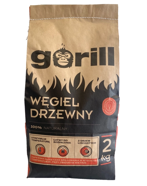 Zdjęcie: Węgiel drzewny Gorill 2 kg TRANS-PAL