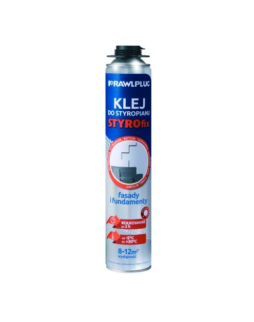 Zdjęcie: Klej do styropianu styroFIX 750 ml 8-12 m2 RAWLPLUG