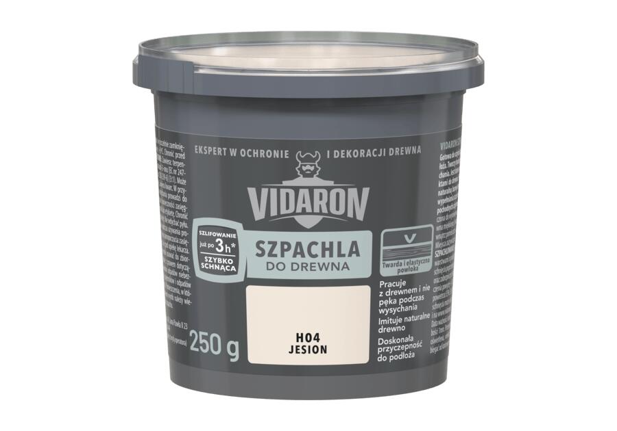 Zdjęcie: Szpachla do drewna jesion 0,25 kg VIDARON