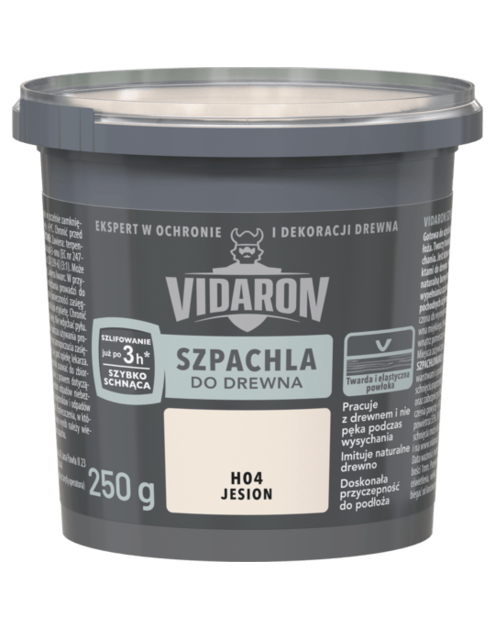 Zdjęcie: Szpachla do drewna jesion 0,25 kg VIDARON