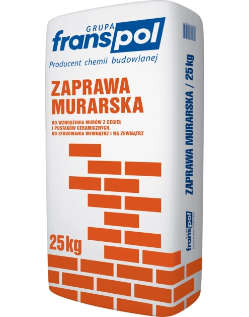 Zdjęcie: Zaprawa murarska 25 kg FRANS-POL