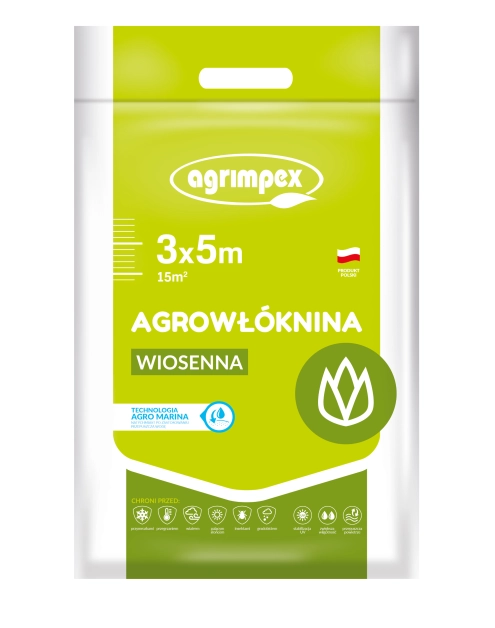 Zdjęcie: Agrowłóknina osłaniająca wiosenna Agro-Marina 17 g turkusowa 3 x 5 m AGRIMPEX