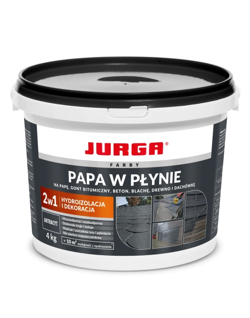 Zdjęcie: Papa w płynie antracyt 4 kg JURGA