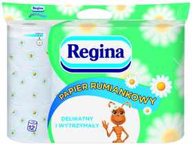 Papier toaletowy Rumiankowy 12 rolek REGINA