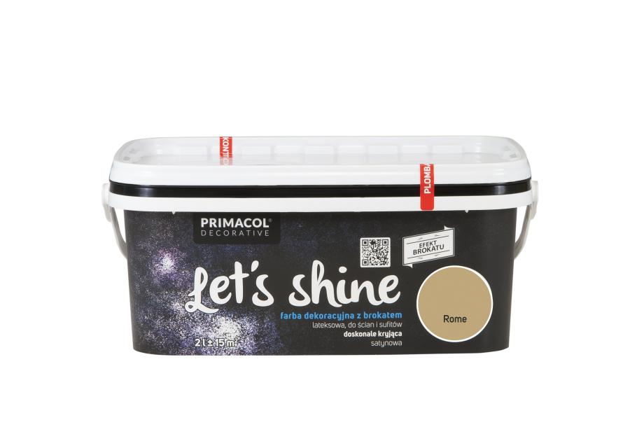 Zdjęcie: Farba Lets Shine 2 L Rome PRIMACOL DECORATIVE