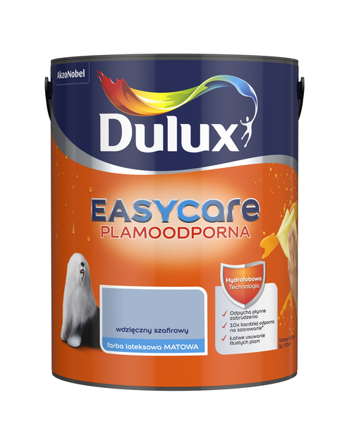 Zdjęcie: Farba do wnętrz EasyCare 5 L wdzięczny szafirowy DULUX