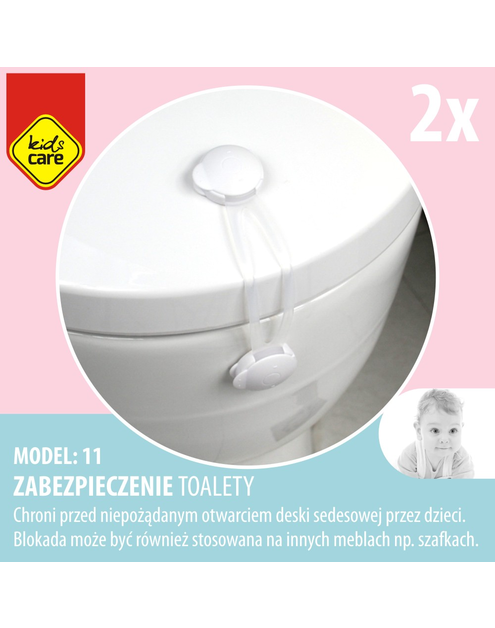 Zdjęcie: Zabezpieczenie toalety - Model 11  Kids Care UNICELL