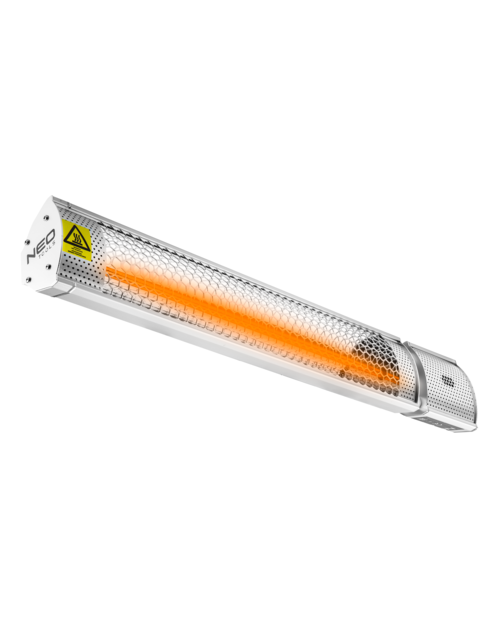 Zdjęcie: Promiennik 2000W, IP65, element grzejny golden halogen lamp, pilot, regulacja mocy 2 poziomy NEO