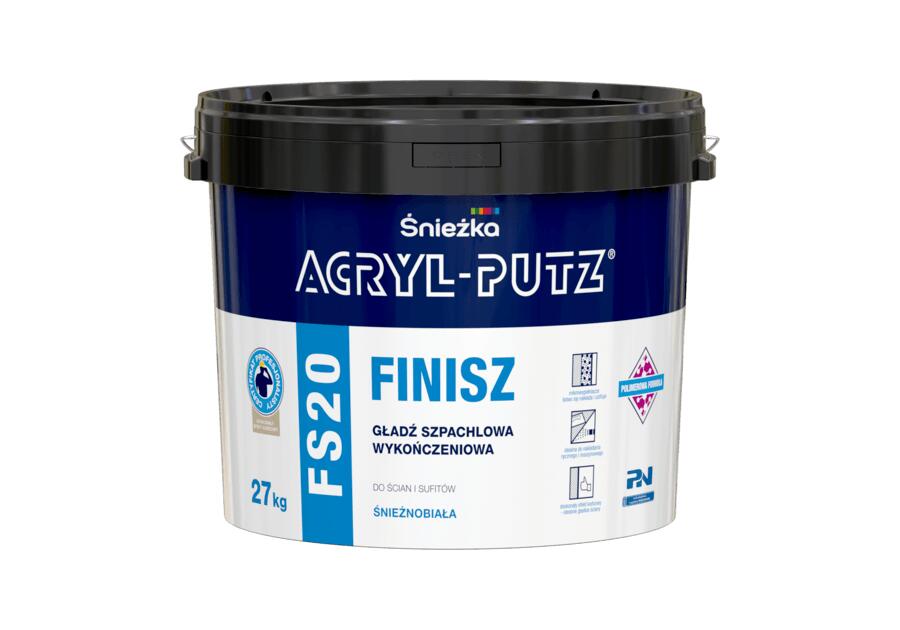 Zdjęcie: Gładź szpachlowa Acryl Putz FS20 27 kg ŚNIEŻKA