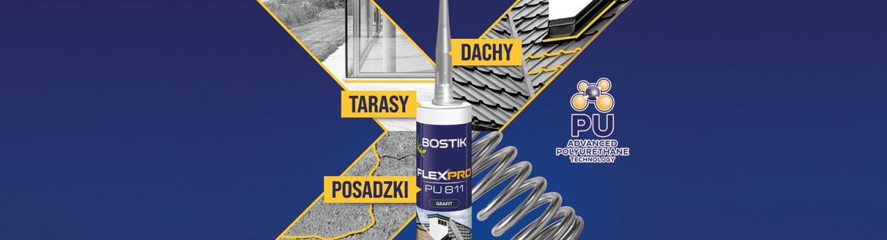 Bostik FLEXPRO PU 811 – elastyczne uszczelnienie dachu, elewacji i posadzki 