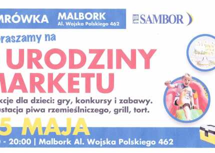 3 urodziny sklepu Mrówka w Malborku