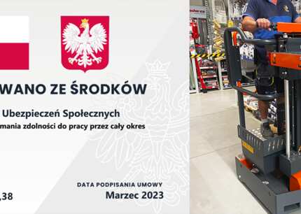 Nowy sprzęt magazynowy w PSB Mrówka Starachowice. 